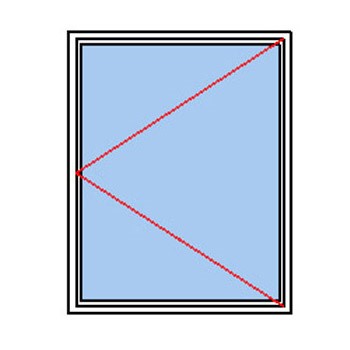 Fenêtre PVC 1 Vantail