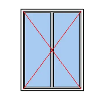 Fenêtre PVC 2 Vantaux