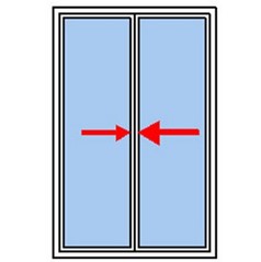 Coulissant PVC classique