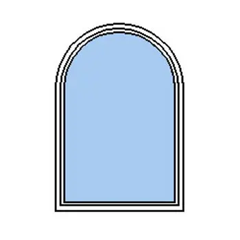 Fenêtre PVC Plein ceintre