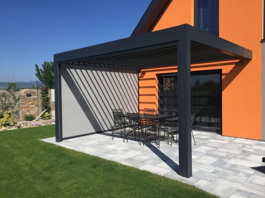 Pergola Pergola bioclimatique Pergola Aluminium Pergola adossée Pergola autoportée Pergola à lames orientables Pergola rétractable Pool House Pergola à toile rétractable Carport