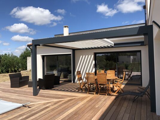 Pergola Pergola bioclimatique Pergola Aluminium Pergola adossée Pergola autoportée Pergola à lames orientables Pergola rétractable Pool House Pergola à toile rétractable Carport