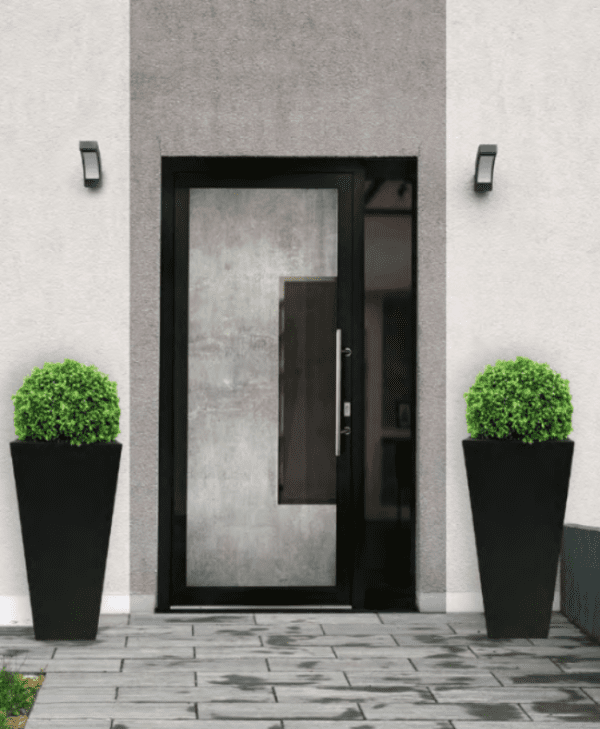 Porte d'entrée vitrée Référence Fermetures — free download