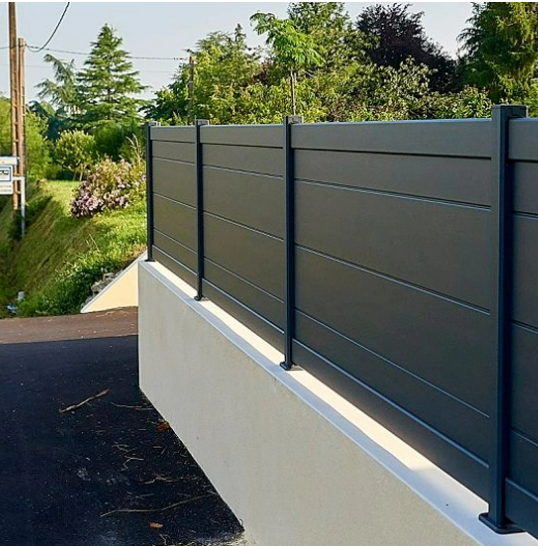 Garde corps Aluminium Garde corps en verre Garde corps découpe laser Clôtures Aluminium Claustra Aluminium Palissade Aluminium Brise vue Aluminium