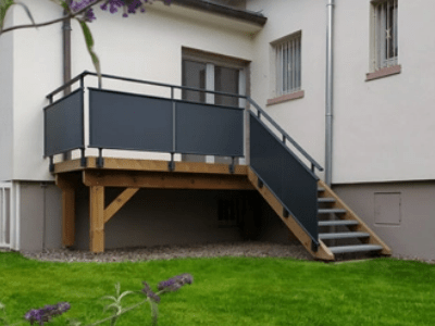Garde corps Aluminium Garde corps en verre Garde corps découpe laser Clôtures Aluminium Claustra Aluminium Palissade Aluminium Brise vue Aluminium