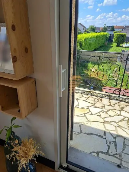 Zoom poignée intuitive de porte fenêtre coulissante en Aluminium zoom poignée intuitive de porte fenêtre coulissante